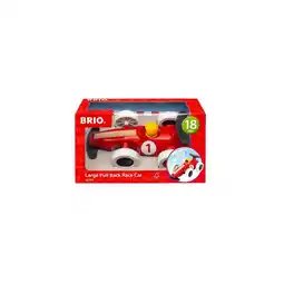Netto Marken-Discount BRIO Spiel BRIO Infant/ Toddler - Großer Rennwagen mit Rückziehmotor Angebot