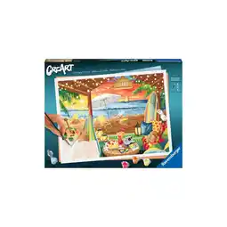 Netto Marken-Discount Ravensburger Spiel CreArt Adults Premium - Gemütliche Strandhütte Angebot