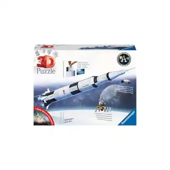 Netto Marken-Discount Ravensburger Spiel 3D Puzzle Apollo Saturn V Rakete Angebot