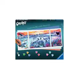 Netto Marken-Discount Ravensburger Spiel CreArt Premium Triptychon - Farbenfrohe Unterwasserwelt Angebot