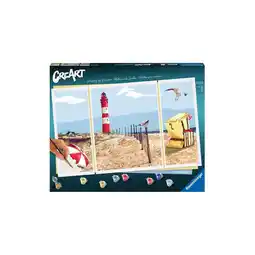 Netto Marken-Discount Ravensburger Spiel CreArt Premium Triptychon - An der Küste Angebot