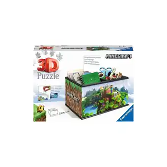 Netto Marken-Discount Ravensburger Spiel 3D Puzzle Aufbewahrungsbox Minecraft Angebot