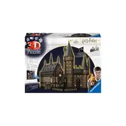 Netto Marken-Discount Ravensburger Spiel 3D Puzzle Hogwarts Schloss - Die Große Halle - Night Edition Angebot