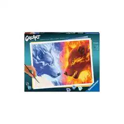 Netto Marken-Discount Ravensburger Spiel CreArt Adults Premium - Feuer & Eis Angebot