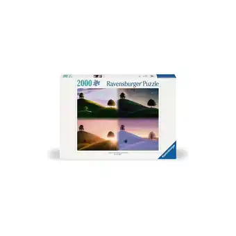 Netto Marken-Discount Ravensburger Spiel Erwachsenenpuzzle 2000 Teile - Stimmungsvolle Bäume und Berge Angebot