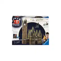 Netto Marken-Discount Ravensburger Spiel 3D Puzzle Hogwarts Schloss - Astronomieturm - Night Edition Angebot