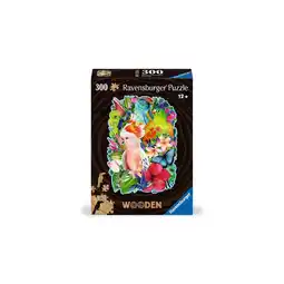 Netto Marken-Discount Ravensburger Spiel WOODEN Puzzle - Exotische Vögel - konturgeformtes Holzpuzzle mit 300 Teilen Angebot