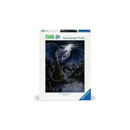 Netto Marken-Discount Ravensburger Spiel Erwachsenenpuzzle 1500 Teile - Der Schwarzblaue Drache Angebot