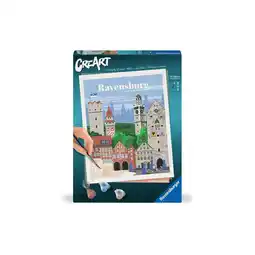 Netto Marken-Discount Ravensburger Spiel CreArt, Malen nach Zahlen Citys - Farbenfrohes Ravensburg Angebot