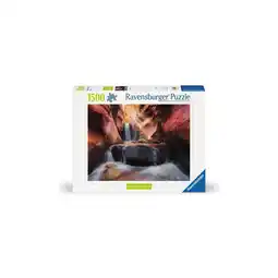 Netto Marken-Discount Ravensburger Spiel Erwachsenenpuzzle 1500 Teile - Der Wasserfall im Red Canyon Angebot