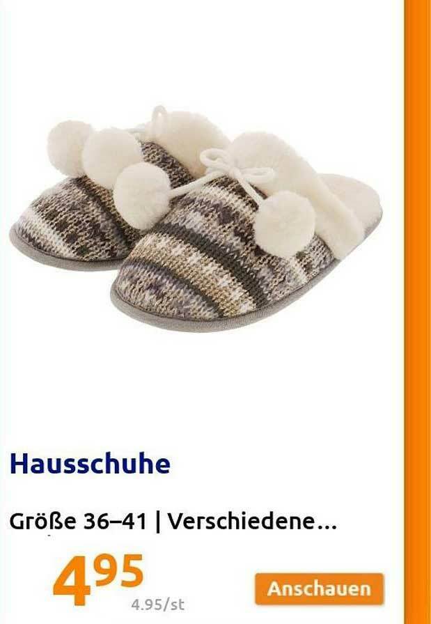 Hausschuhe Angebot bei Action