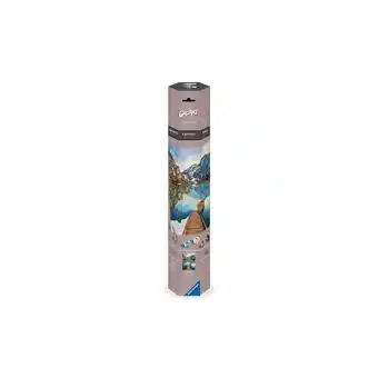 Netto Marken-Discount Ravensburger Spiel CreArt, Malen nach Zahlen Canvas Leinwand - Seeblick Angebot