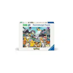 Netto Marken-Discount Ravensburger Spiel Erwachsenenpuzzle 1500 Teile - Pokémon Classics Angebot