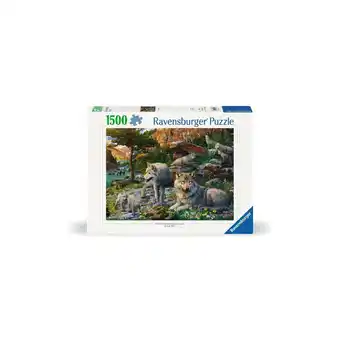 Netto Marken-Discount Ravensburger Spiel Erwachsenenpuzzle 1500 Teile - Wolfsrudel im Frühlingserwachen Angebot