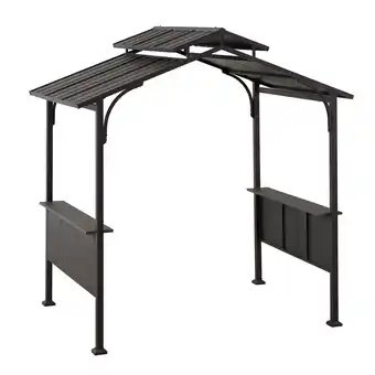 Netto Marken-Discount Sunjoy Stahl Grill Pavillon Gazebo ASPE - 152cm x 244cm, schwarz Angebot
