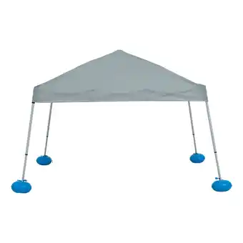 Netto Marken-Discount Sunjoy Stoff schwimmender Poolpavillon GRAN - 300cm x 300cm, grau Angebot