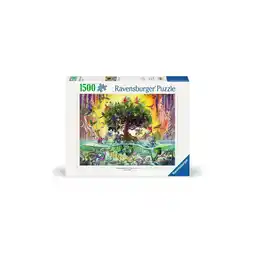 Netto Marken-Discount Ravensburger Spiel Erwachsenenpuzzle 1500 Teile - Das Einhorn aus dem See und seine Freunde Angebot