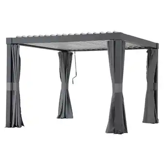 Netto Marken-Discount Sunjoy Vorhang für Matterhorn Multi Pergola 306cm x 306cm Angebot