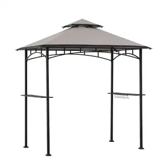 Netto Marken-Discount Sunjoy Stahl Grill Pavillon LINAS - 152cm x 244cm, grau Angebot