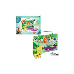 Netto Marken-Discount Ravensburger Spiel Play+ Magnetisches Holz-Fühl-Puzzle: Dschungel - ab 12 Monate Angebot