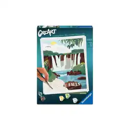 Netto Marken-Discount Ravensburger Spiel CreArt, Malen nach Zahlen Adults Trend - Iguazu Wasserfälle Angebot