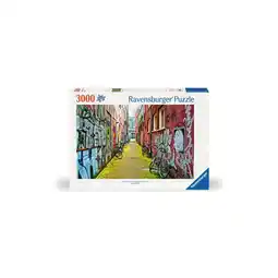 Netto Marken-Discount Ravensburger Spiel Erwachsenenpuzzle 3000 Teile - Street Art in Amsterdam Angebot