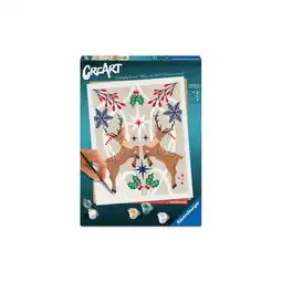 Netto Marken-Discount Ravensburger Spiel CreArt, Malen nach Zahlen Adults Trend - Weihnachtlicher Hirsch Angebot