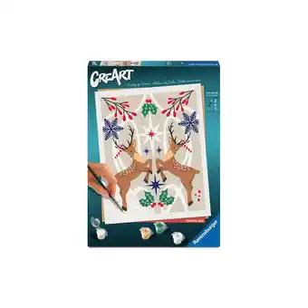 Netto Marken-Discount Ravensburger Spiel CreArt, Malen nach Zahlen Adults Trend - Weihnachtlicher Hirsch Angebot