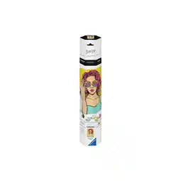 Netto Marken-Discount Ravensburger Spiel CreArt, Malen nach Zahlen Canvas Leinwand - Lady in Pink (PopArt) Angebot