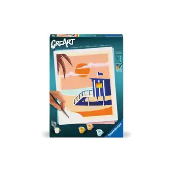 Netto Marken-Discount Ravensburger Spiel CreArt, Malen nach Zahlen Adults Trend - Strandhaus Angebot