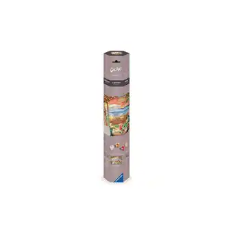 Netto Marken-Discount Ravensburger Spiel CreArt, Malen nach Zahlen Canvas Leinwand - Gemütliche Strandhütte Angebot