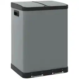 Netto Marken-Discount HOMCOM Mülleimer Metall, Kunststoff Angebot