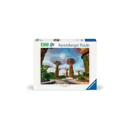 Netto Marken-Discount Ravensburger Spiel Erwachsenenpuzzle 1500 Teile - Garten an der Bucht in Singapur Angebot