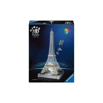 Netto Marken-Discount Ravensburger Spiel 3D Puzzle Iconics: Eiffelturm - mit Licht Angebot