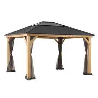 Netto Marken-Discount Sunjoy Netz für Zedernholz Gazebo 393cm x 452cm Angebot