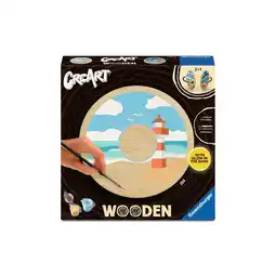 Netto Marken-Discount Ravensburger Spiel CreArt, Malen nach Zahlen Wooden - Sea Angebot