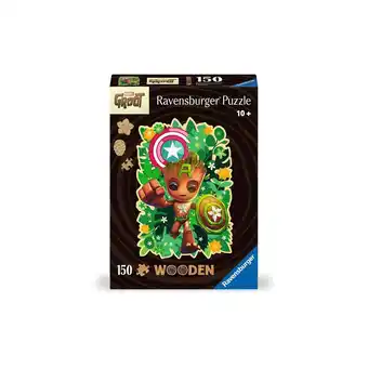Netto Marken-Discount Ravensburger Spiel WOODEN Puzzle - Marvel Groot - konturgeformtes Holzpuzzle mit 150 Teilen Angebot