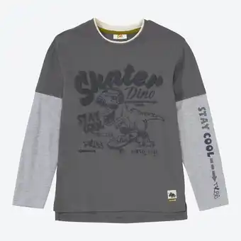 NKD Kinder-Jungen-Shirt mit Dinosaurier-Aufdruck Angebot