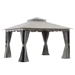 Netto Marken-Discount Sunjoy Stoff Pavillon STOJ - 336cm x 402cm, grau Angebot