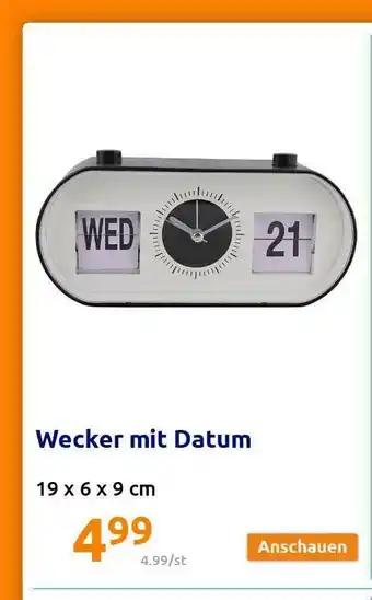 Action Wecker Mit Datum Angebot