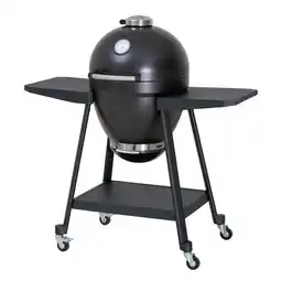 Netto Marken-Discount Sunjoy Eierförmiger Kamado Holzkohle Grill mit Pizzaplatte, schwarz Angebot