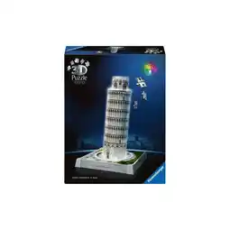 Netto Marken-Discount Ravensburger Spiel 3D Puzzle Iconics: Schiefer Turm von Pisa - mit Licht Angebot