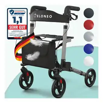 Netto Marken-Discount Leichtgewichtrollator Move, Anthrazitgrau Angebot