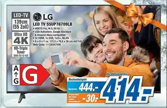 Expert Lg Led Tv 55up76709lb Angebot