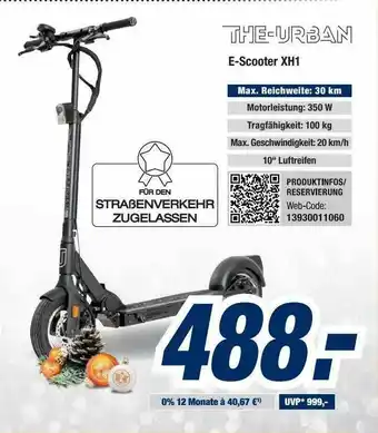 Expert Bening The-urban E-scooter Xh1 Angebot