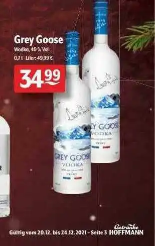 Getränke Hoffmann Grey Goose Wodka Angebot