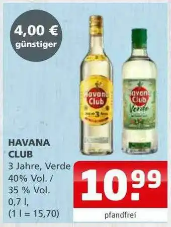 Getränke Quelle Havana Club Angebot