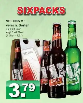 Getränkeparadies Gefromm Veltins V+ Versch. Sorten Angebot