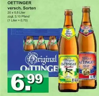 Getränkeparadies Gefromm Oettinger Versch. Sorten Angebot