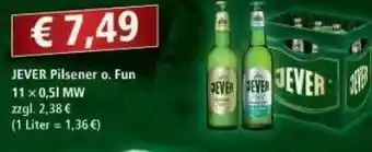 Getränkeparadies Gefromm Jever Pilsener O. Fun Angebot